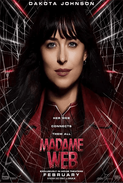 Madame Web movie artwork